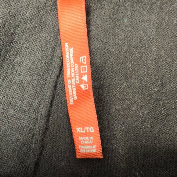 SANTEMARE Warm W/Pockets Wool‎ Blend Athleisure Black Jogger Casual Pants sz XL - Picture 4 of 5